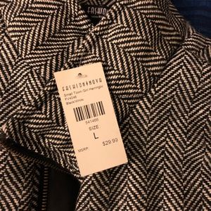 Small Town Girl Herringbc/ Fashion Nova Vest